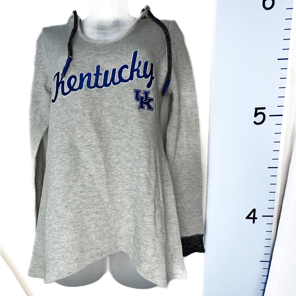 Chiliwear Gray Thermal‎ Sweatshirt Hoodie Kentucky UK Women's Small